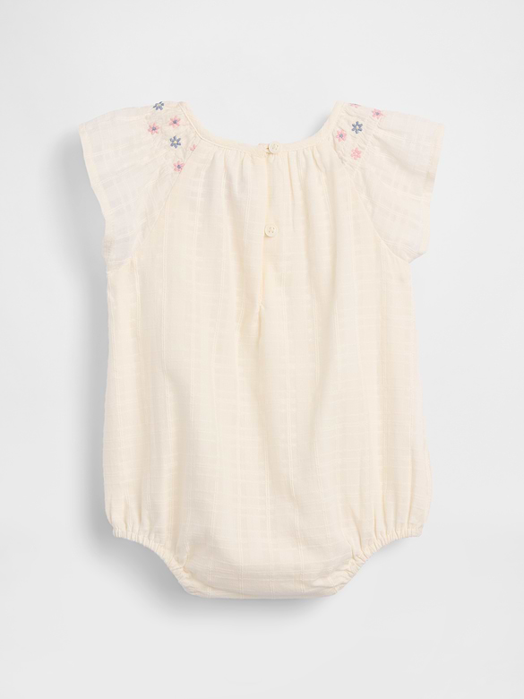 Baby Smocked Floral Bodysuit