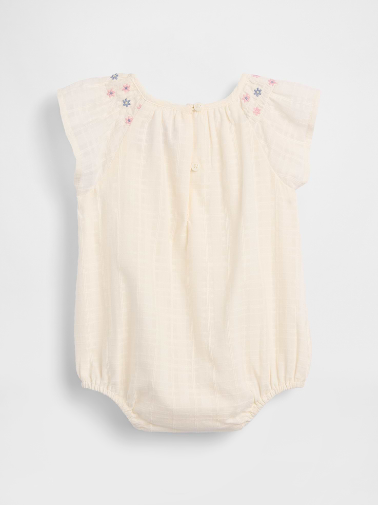 Image number 2 showing, Baby Smocked Floral Bodysuit