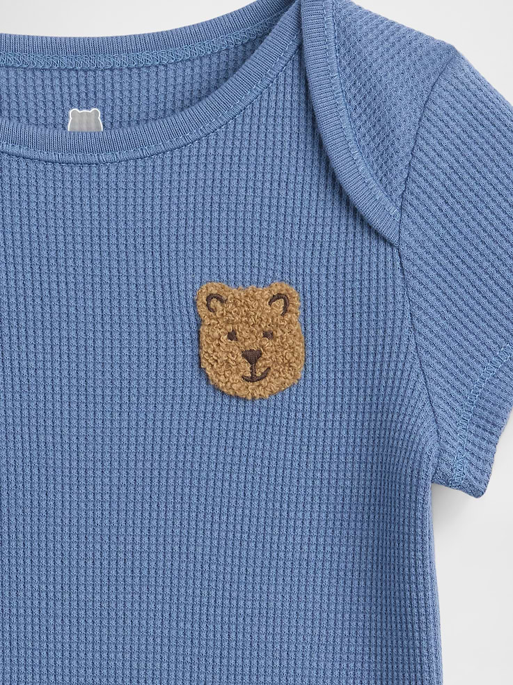 Image number 3 showing, Baby First Favorites Waffle Bodysuit