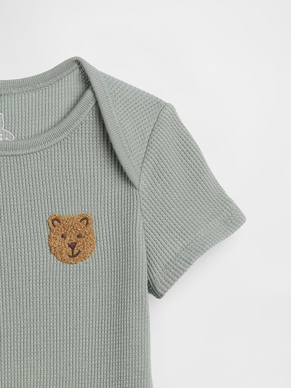 Baby First Favorites Waffle Bodysuit