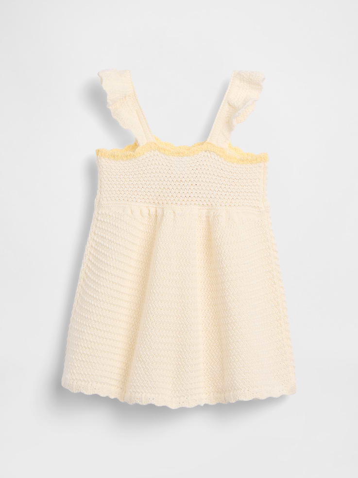 Image number 2 showing, Baby Crochet Flower Dress
