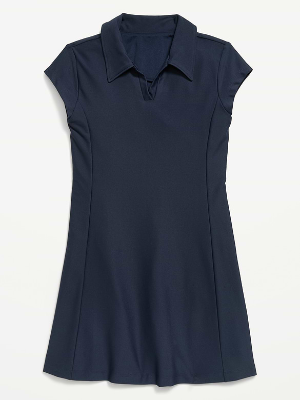 PowerSoft Collared Athletic Dress for Girls
