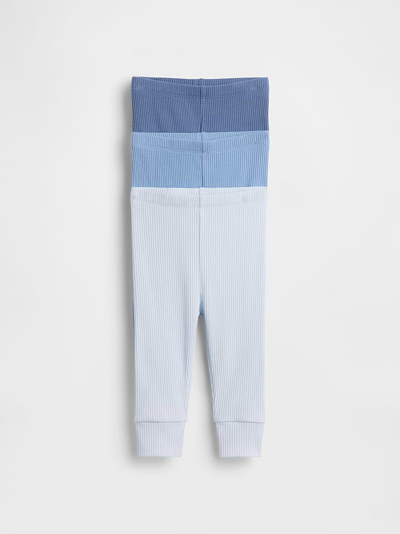 Baby First Favorites TinyRib Pants (3-Pack)