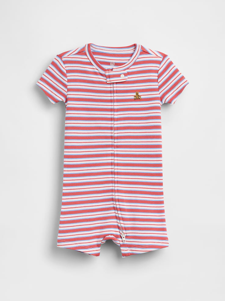 Image number 1 showing, Baby Organic Cotton Shorty One-Piece