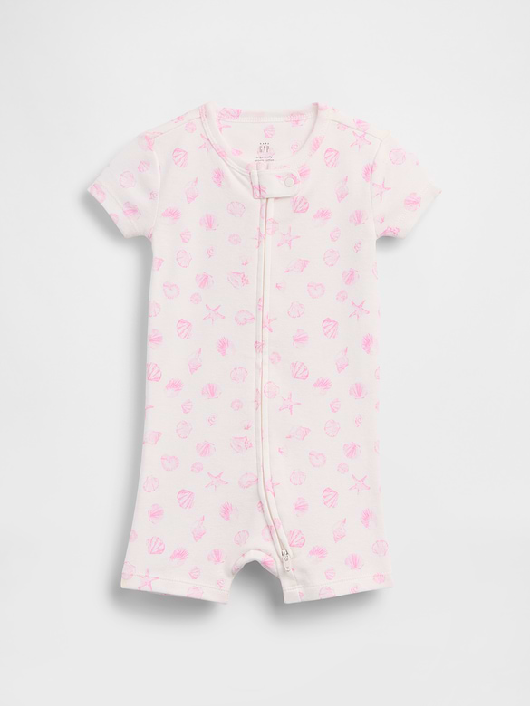 Baby Organic Cotton Shorty One-Piece