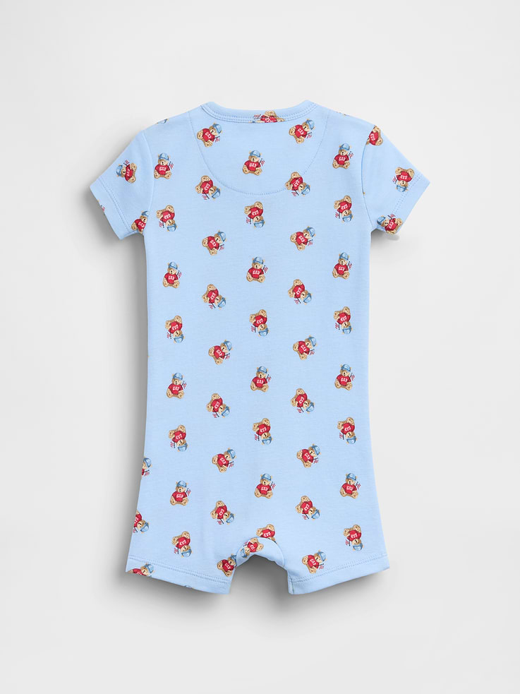 Image number 2 showing, Baby Organic Cotton Shorty One-Piece