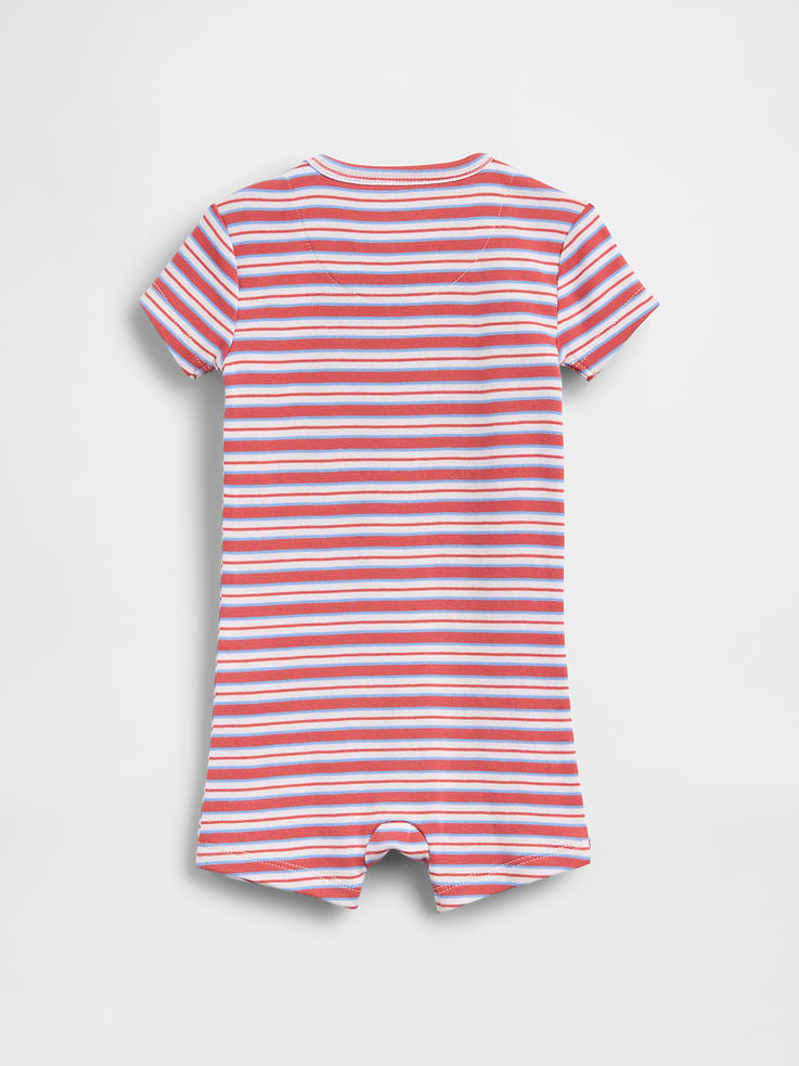 Image number 2 showing, Baby Organic Cotton Shorty One-Piece