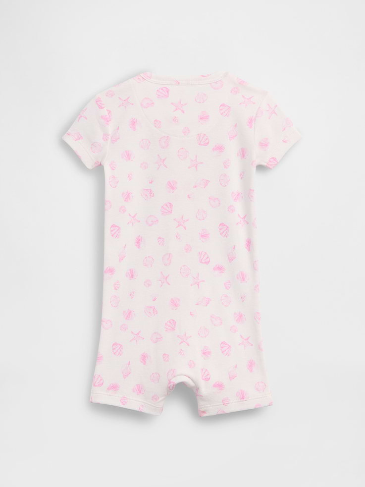 Image number 2 showing, Baby Organic Cotton Shorty One-Piece