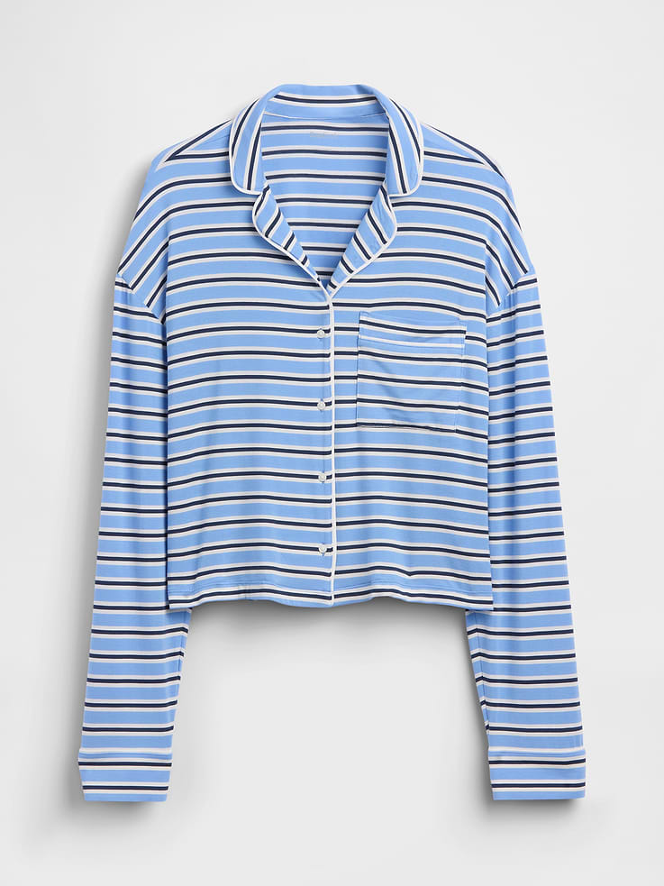 Image number 5 showing, SoftMade Modal Crop PJ Top