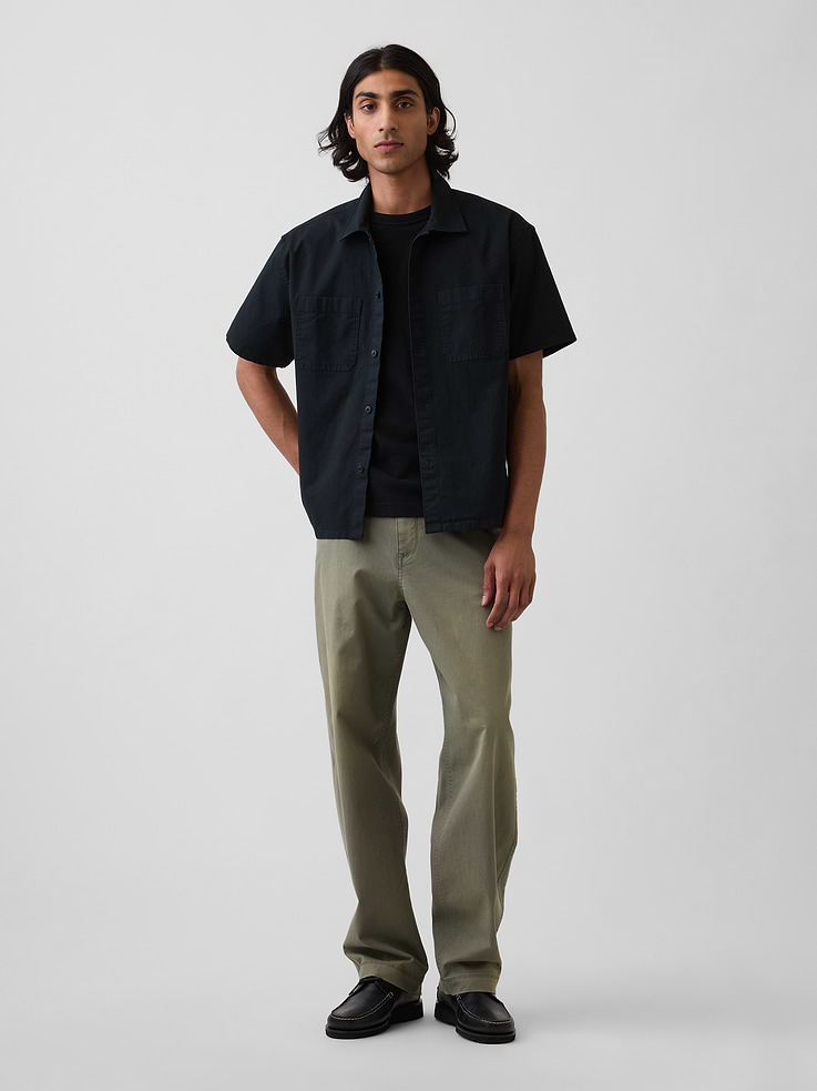 Image number 2 showing, Relaxed Straight-Hem Utility Shirt