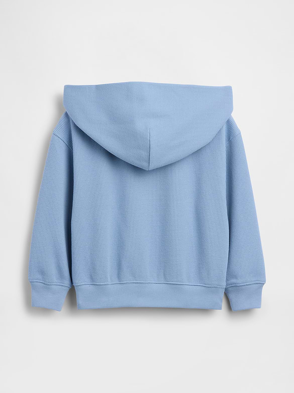 Baby & Toddler Waffle Zip Hoodie
