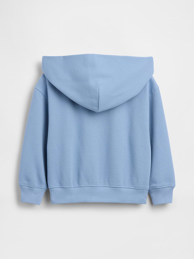 Image number 4 showing, Baby & Toddler Waffle Zip Hoodie