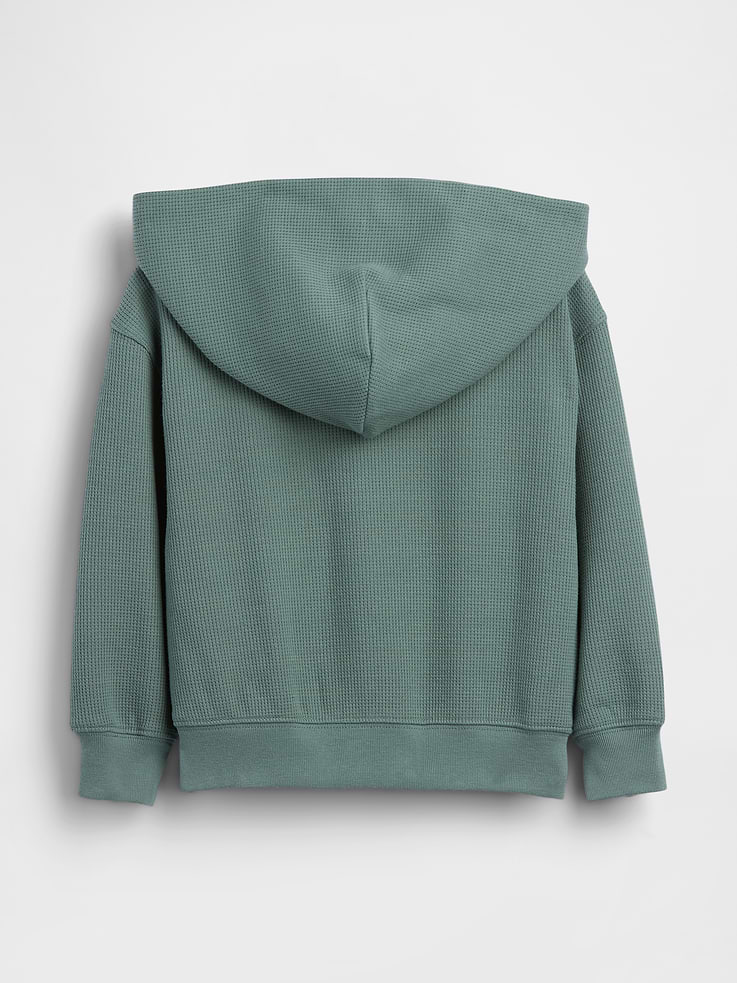 Image number 4 showing, Baby & Toddler Waffle Zip Hoodie