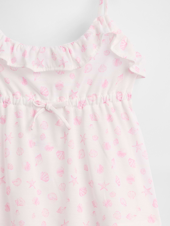 Kids Recycled PJ Ruffle Cami Short Set