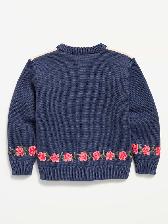 Western Cardigan Sweater for Toddler Girls