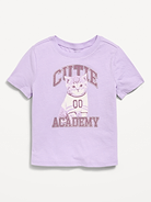 Image number 1 showing, Short-Sleeve Graphic T-Shirt for Toddler Girls