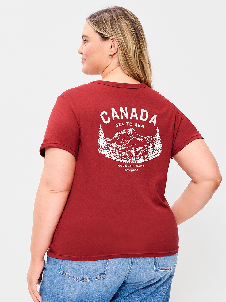 Image 9 of 9, Crew-Neck Graphic T-Shirt