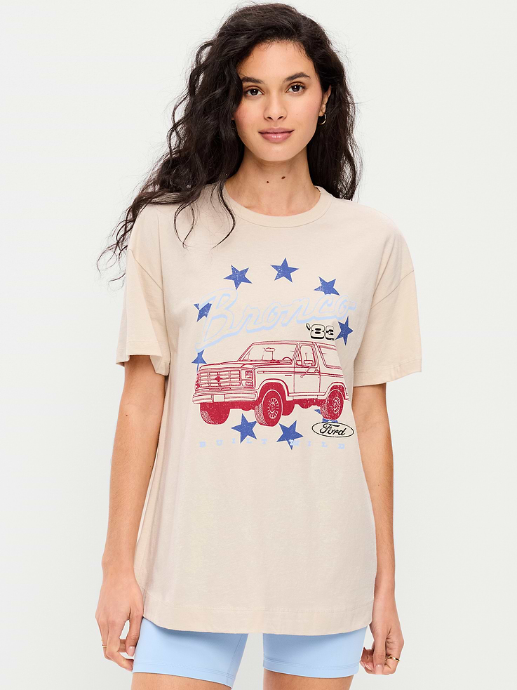 Image number 1 showing, Ford Bronco™ Oversized Tunic T-Shirt