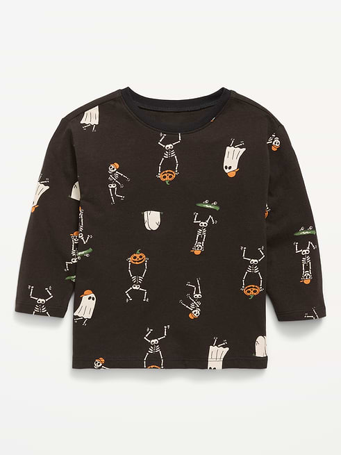 Printed Printed Long-Sleeve Unisex T-Shirt for Toddler on clearance at Old Navy — 55% off
