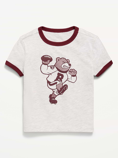 Short Short-Sleeve Unisex Ringer Graphic T-Shirt for Toddler on clearance at Old Navy — 55% off