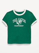 Image number 1 showing, Short-Sleeve Unisex Ringer Graphic T-Shirt for Toddler