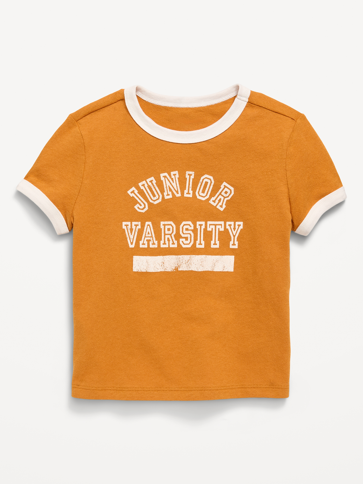 Image number 1 showing, Short-Sleeve Unisex Ringer Graphic T-Shirt for Toddler