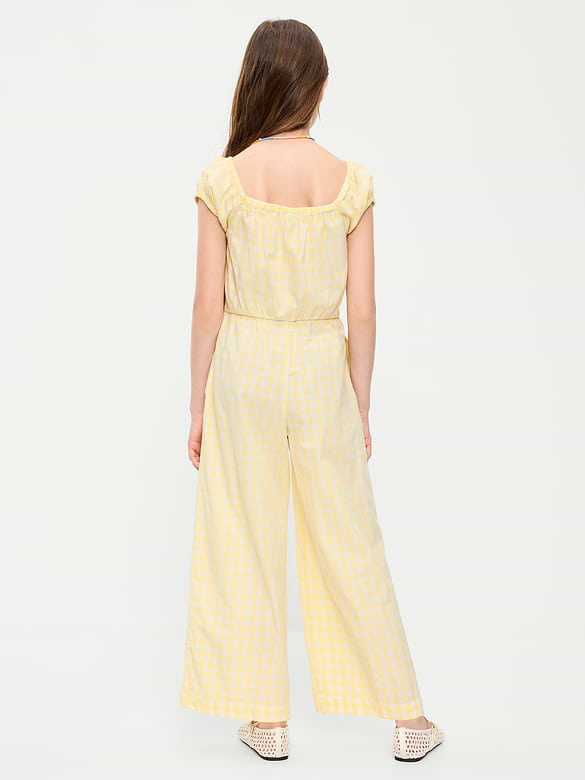 Short-Sleeve Jumpsuit for Girls