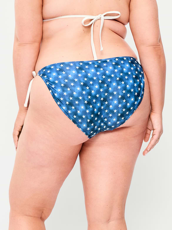 String Bikini Swim Bottoms