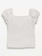Image number 2 showing, Puff-Sleeve Top for Girls