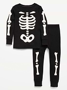 Image number 1 showing, Printed Unisex Snug-Fit Pajama Set for Toddler & Baby