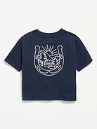 Image number 3 showing, Oversized Short-Sleeve Boxy Graphic T-Shirt for Toddler Boys