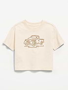 Image number 1 showing, Oversized Short-Sleeve Boxy Graphic T-Shirt for Toddler Boys