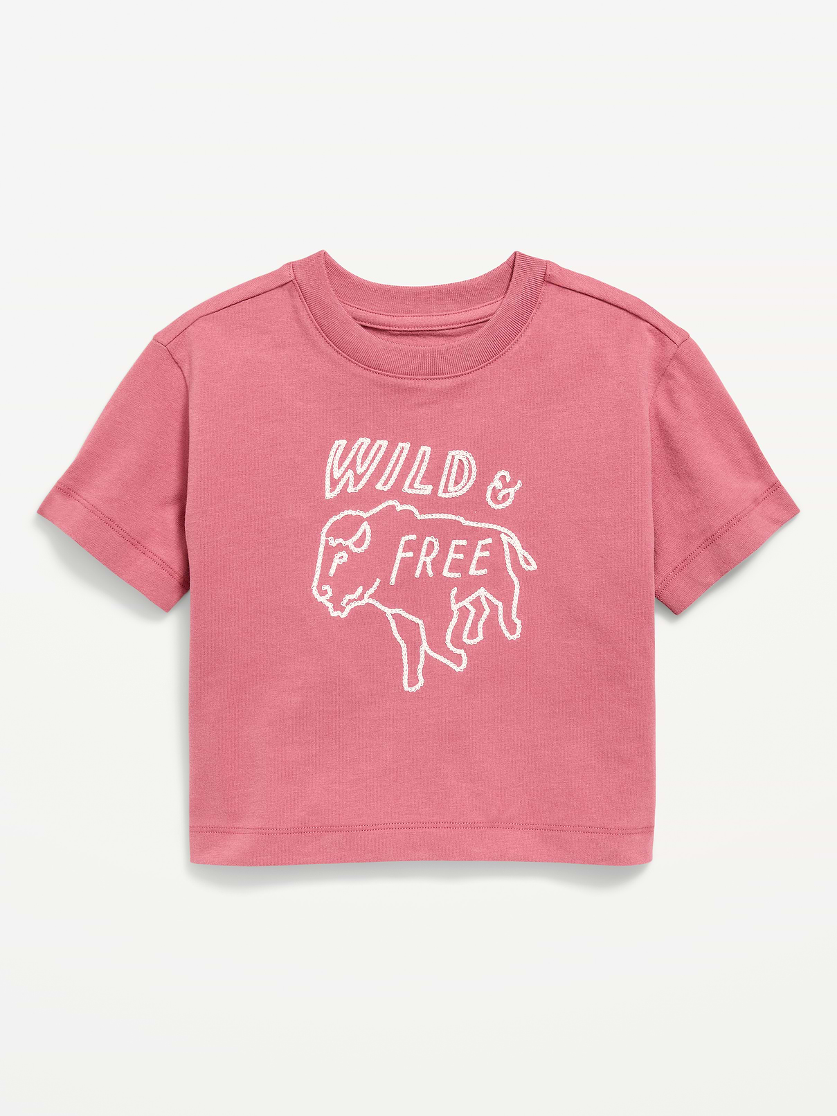Image number 1 showing, Oversized Short-Sleeve Boxy Graphic T-Shirt for Toddler Boys