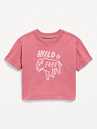 Image number 1 showing, Oversized Short-Sleeve Boxy Graphic T-Shirt for Toddler Boys