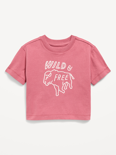 Image number 1 showing, Oversized Short-Sleeve Boxy Graphic T-Shirt for Toddler Boys