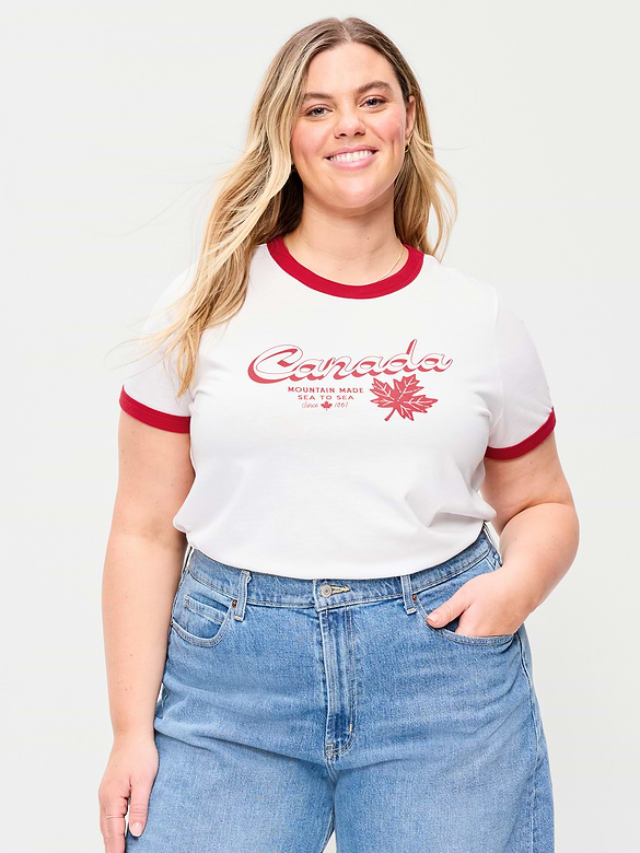 EveryWear Graphic Ringer T-Shirt