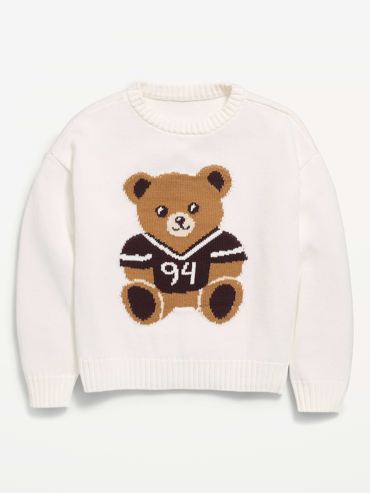 Image number 1 showing, Long-Sleeve Pullover Sweater for Girls