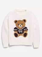 Image number 1 showing, Long-Sleeve Pullover Sweater for Girls