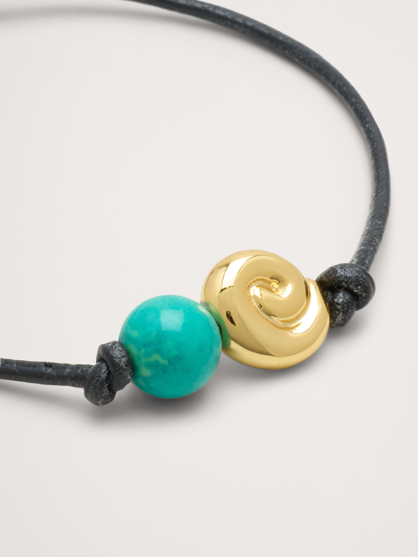 Image number 3 showing, Metallic Stone Cord Bracelet
