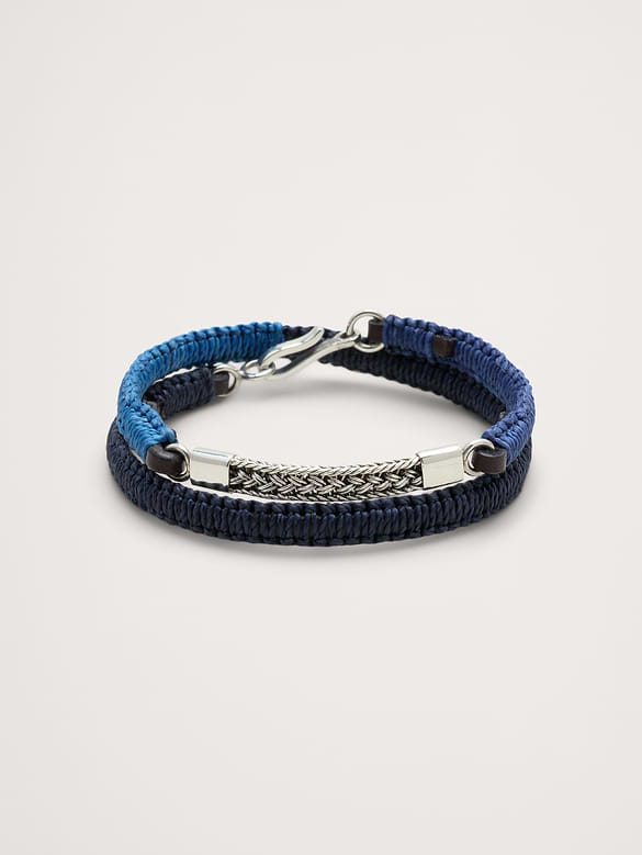 Macrame Artisan Leather Bracelet By Caputo & Co