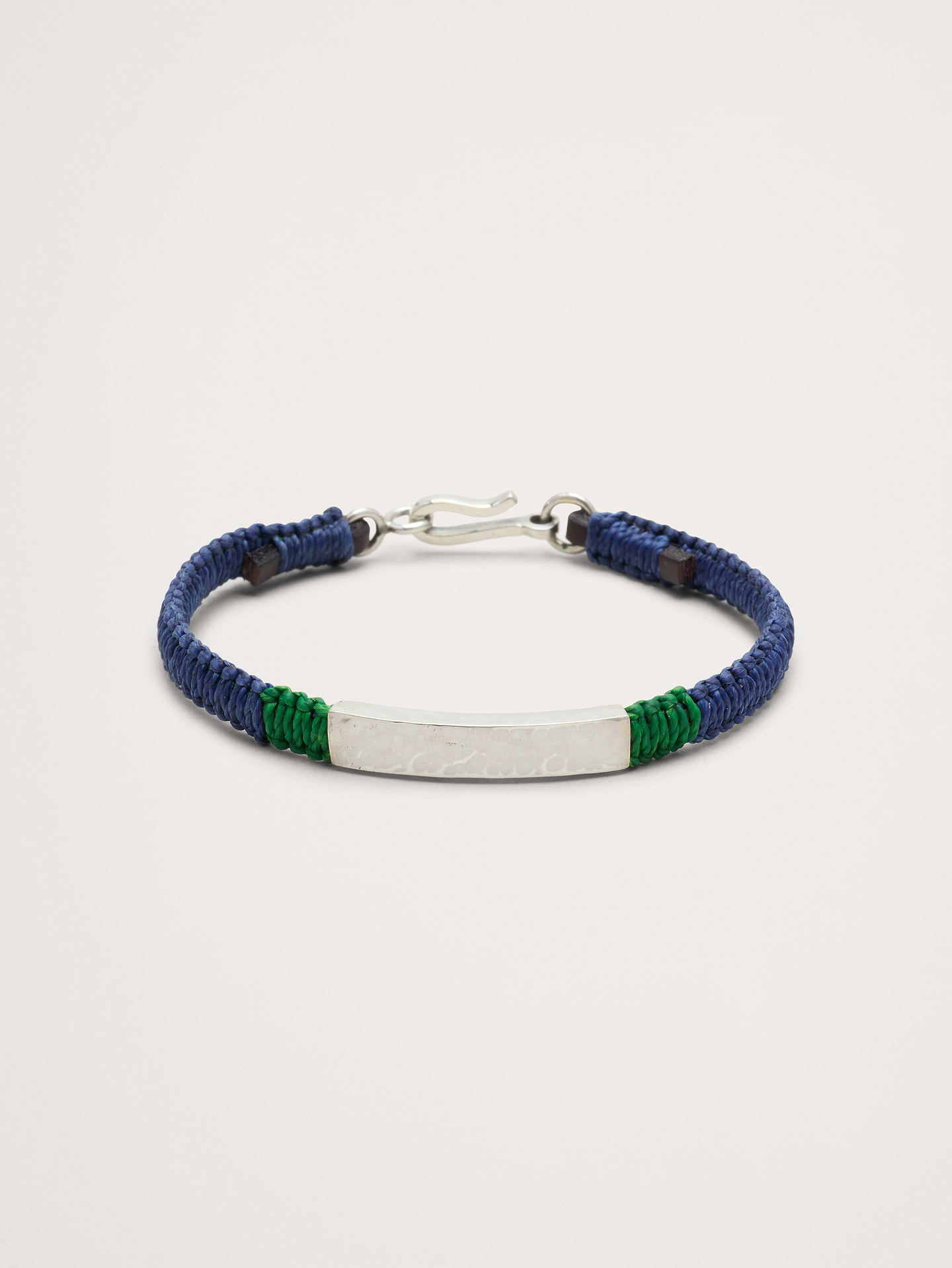 Image number 1 showing, Macrame Hammered ID Bracelet By Caputo & Co