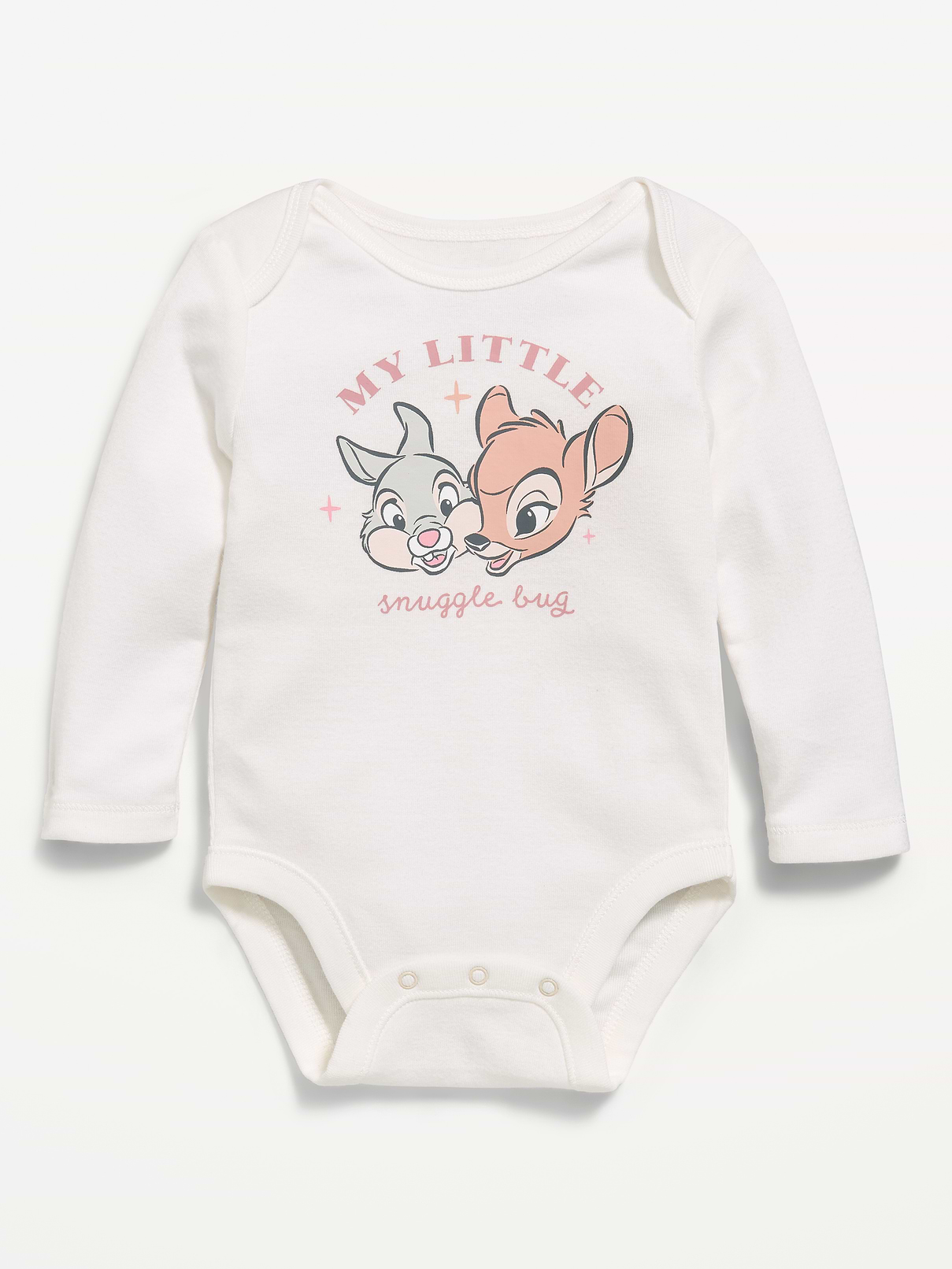 Image number 1 showing, Disney© Short-Sleeve Graphic Bodysuit for Baby