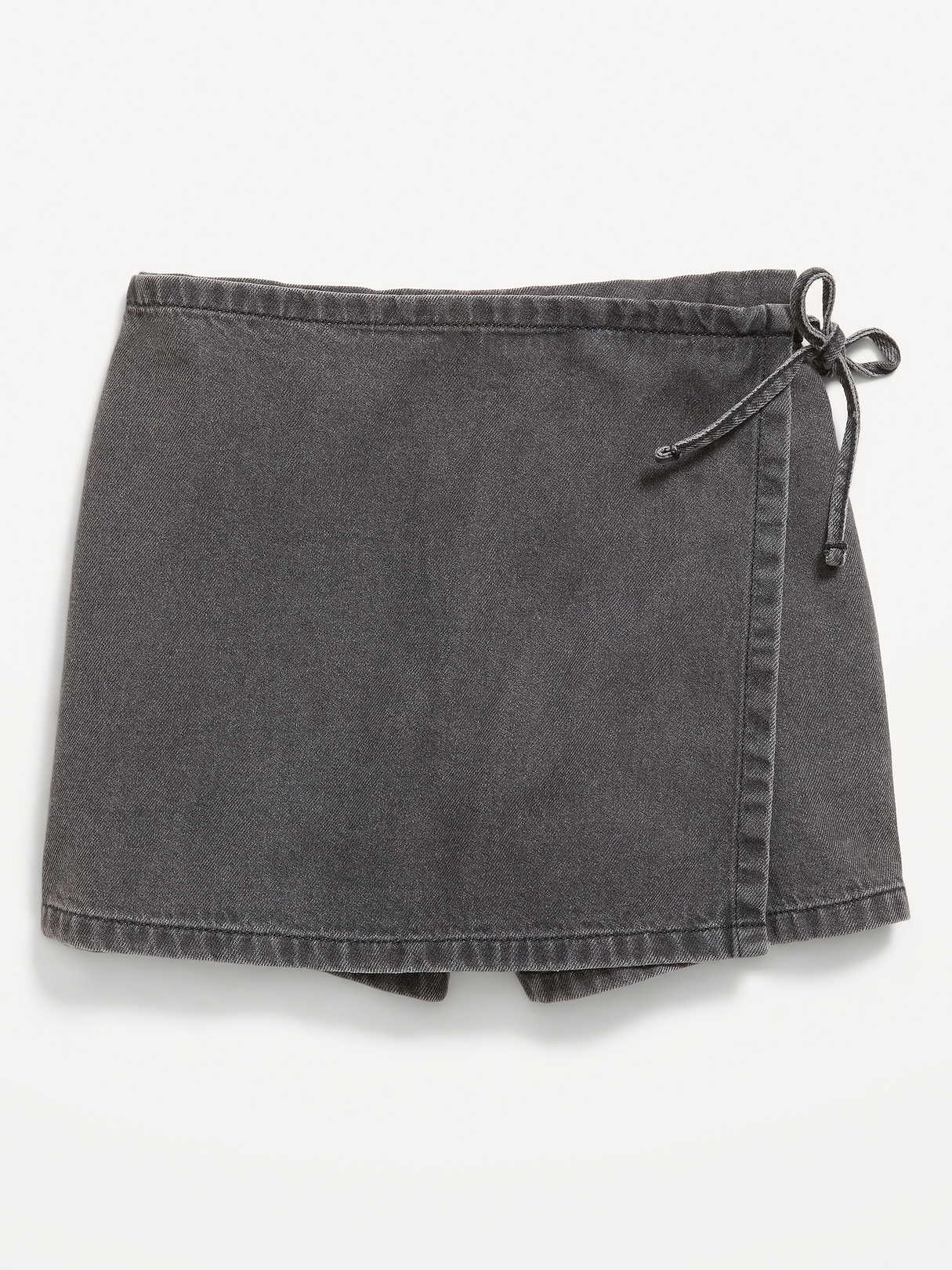 Wrap-Front Denim Skort for Girls | Old Navy