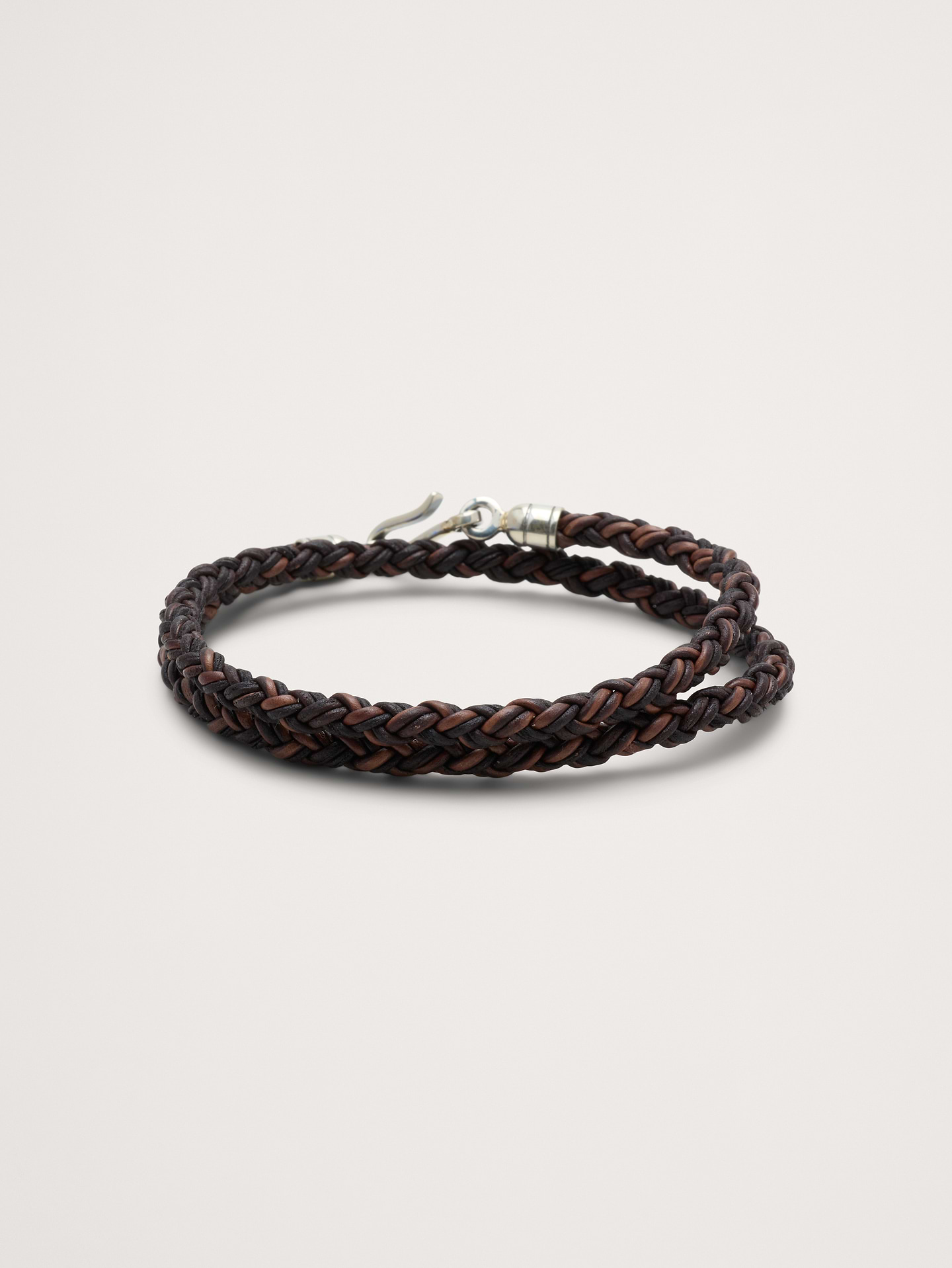 Image number 1 showing, Round Braid Leather Balinese Bracelet By Caputo & Co