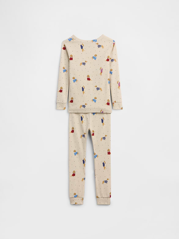babyGap Rugby Dog Print PJ Set