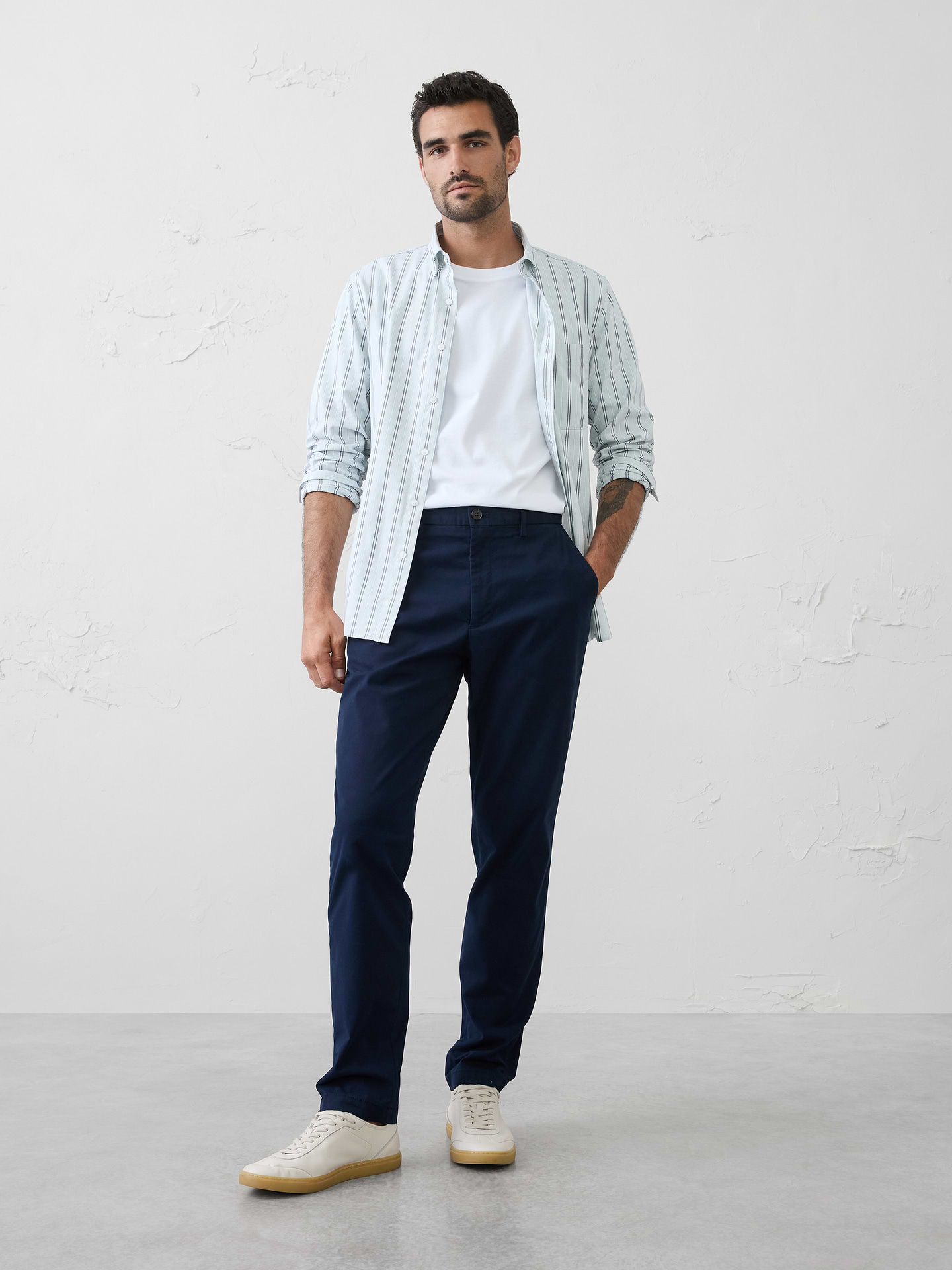 Image number 1 showing, Slim-Fit Oxford Shirt
