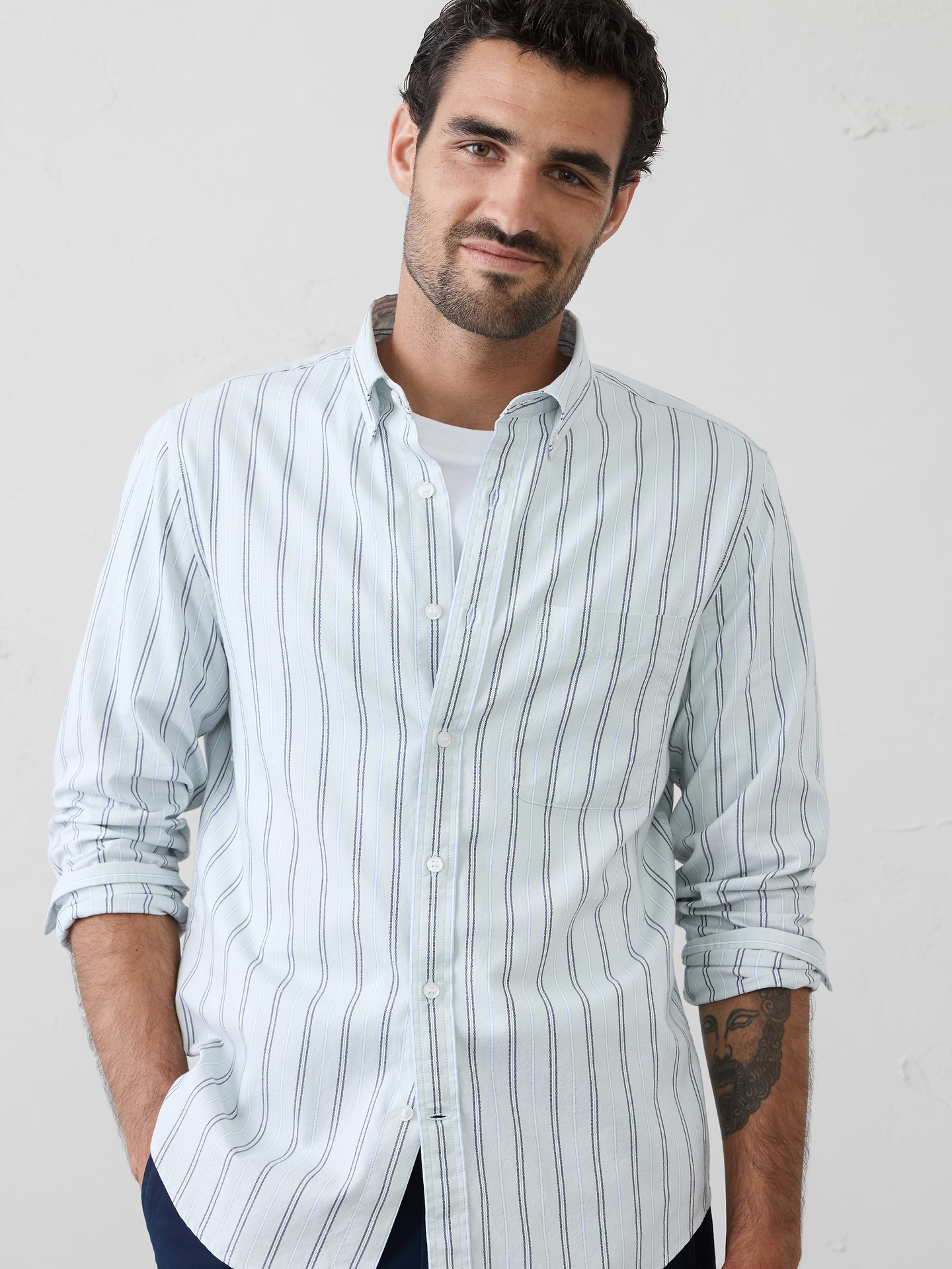 Image number 6 showing, Slim-Fit Oxford Shirt