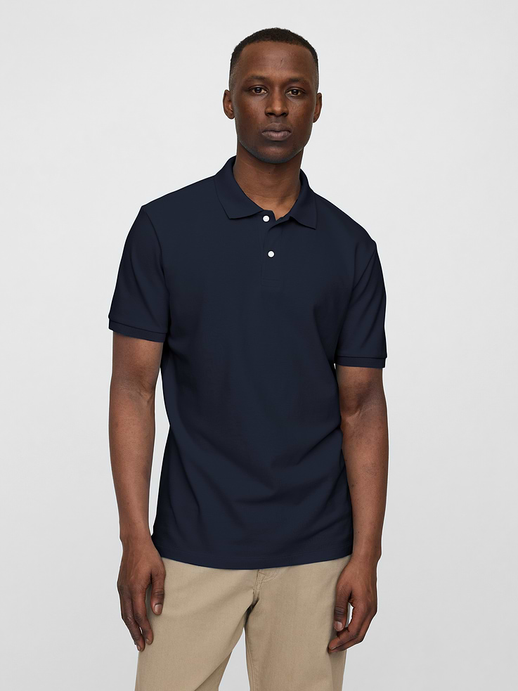 Image number 1 showing, Stretch Pique Polo Shirt