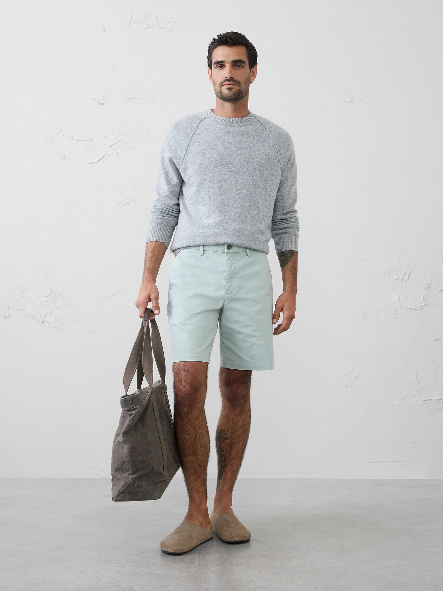 Image number 1 showing, Slim-Fit 9" Lived-In Short