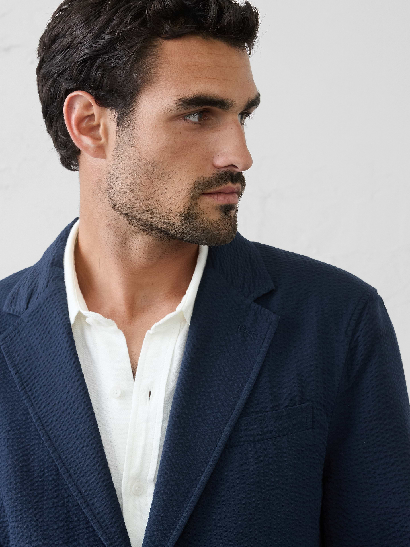 Image number 3 showing, Slim-Fit Preppy Ease Seersucker Suit Jacket